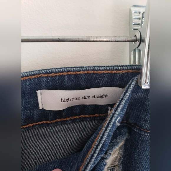 SAM EDELMAN high rise slim straight jeans 31 - Picture 3 of 11